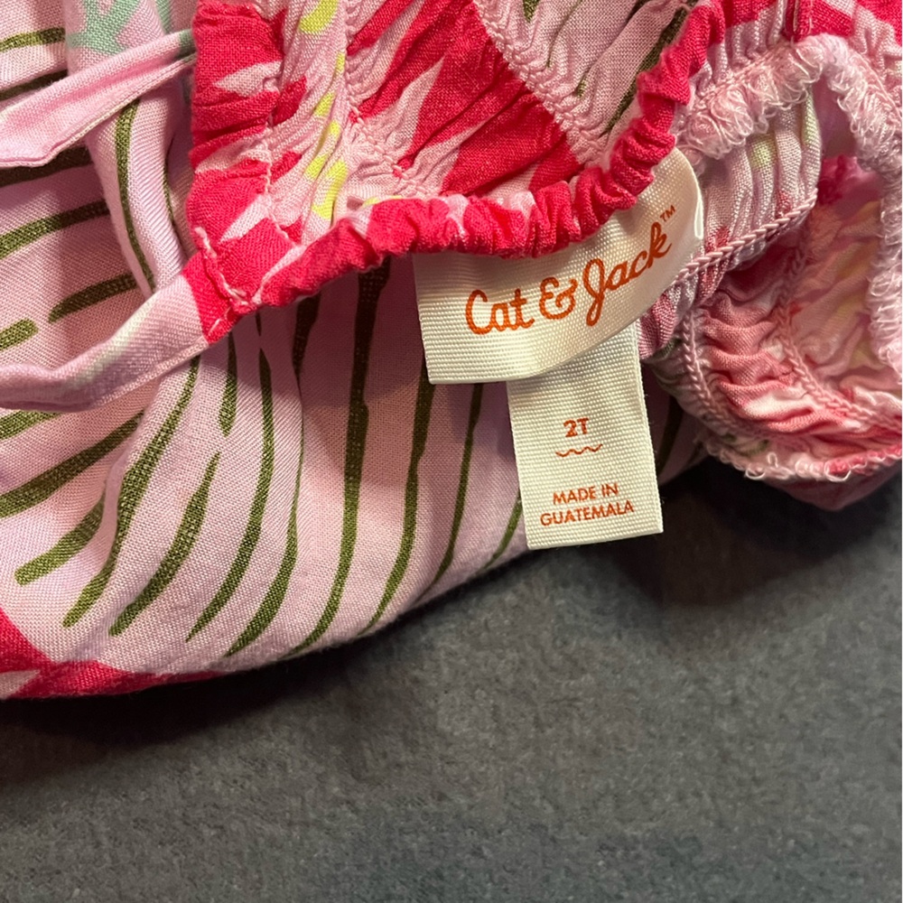 🌟❣️4/$10❣️🌟2T Cat&Jack Colorful Geometric Pattern Maxi Dress - Picture 4 of 5